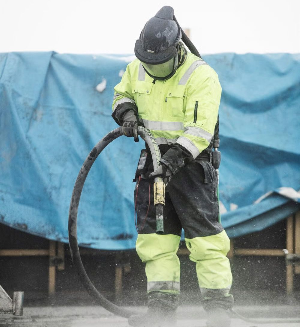 sand-blasting